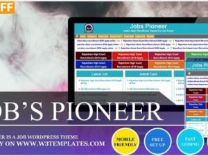 Jobs Pioneer WordPress Theme v2.2 Free Download [GPL]