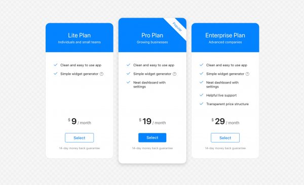 pricing table wordpress pricing table plugin free download 2