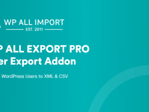 WP All Export User Add-On Pro Plugin Free Download